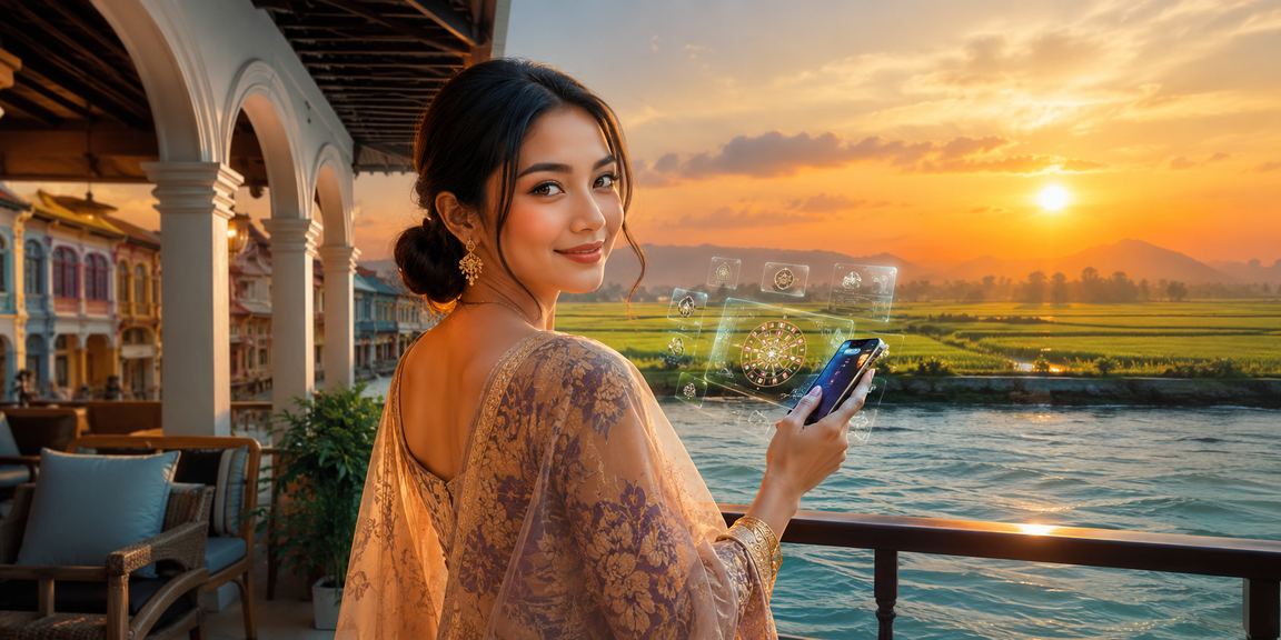 A smartphone user enjoying online entertainment responsibly in Kedah